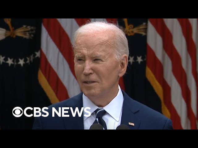 ⁣Biden announces increased tariffs on some goods from China