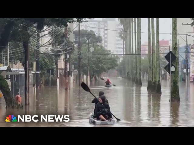 ⁣Deadly flooding in southern Brazil sparks fear of climate migration