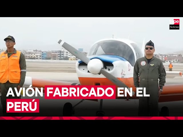 FAP incorpora un nuevo avión de instrucción producido en el país