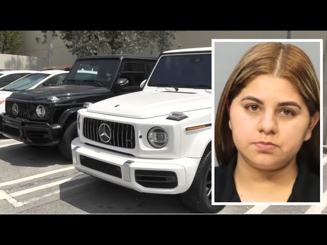 ⁣Cajera de agencia de matrículas de Miami, acusada de alterar documentación de vehículos robados