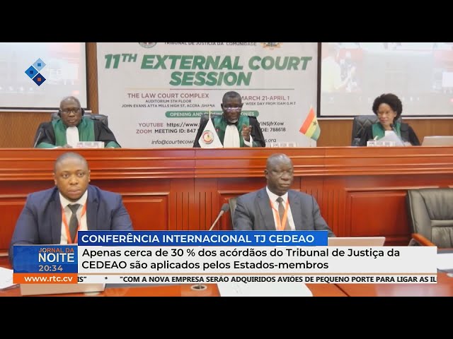 ⁣Cerca de 30 % dos acórdãos do Tribunal de Justiça da CEDEAO são aplicados pelos Estados-membros