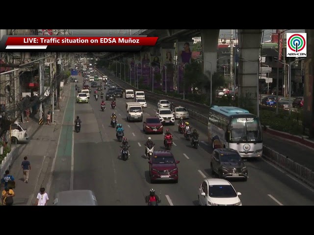⁣LIVE: Traffic situation on EDSA Muñoz