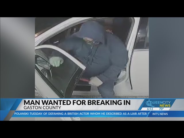 ⁣Man wanted for breaking into, stealing from Gaston County gas station: Police