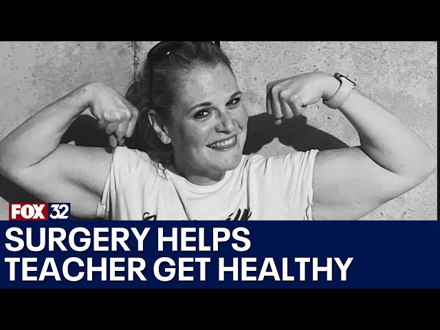 ⁣Weight loss surgery helps teacher get healthy
