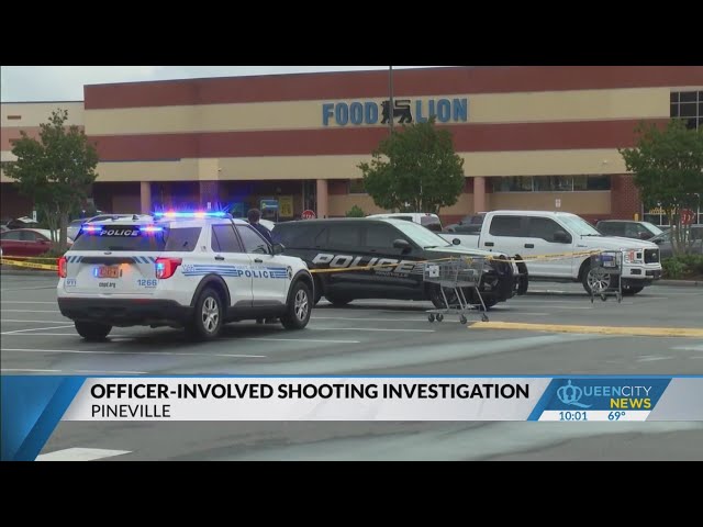 ⁣Officer hurt, shoplifter killed in Pineville incident