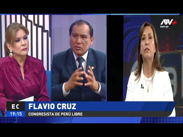 ⁣Flavio Cruz, de PL, anunció que también presentará moción de vacancia contra Dina Boluarte