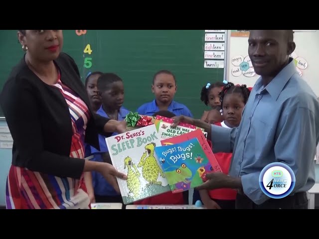 ⁣VIEUX FORT INFANT SCHOOL RECEIVES BOOK DONATION TO PROMOTE LITERACY