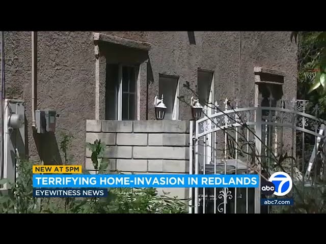 ⁣Masked intruders invade Redlands home, leave after scuffle with resident