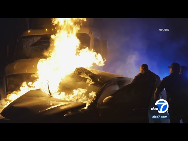 ⁣Driver killed in fiery crash on 710 Freeway identified as 15-year-old