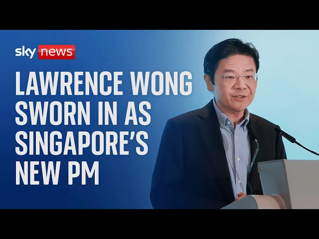 ⁣Watch live: Singapore’s deputy leader Lawrence Wong sworn in as the nation’s prime minister