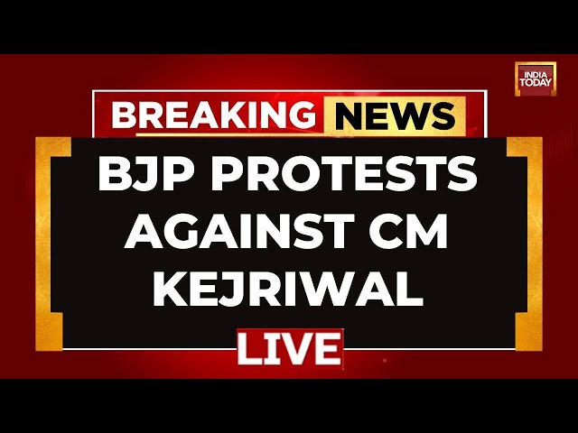 ⁣LIVE: BJP Protests In Delhi Over Swati Maliwal's Assault Allegation | Swati Maliwal Assault New