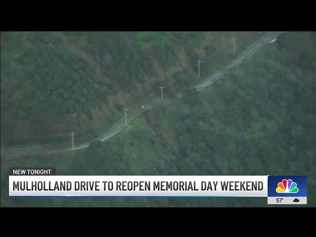⁣Mulholland drive to reopen Memorial Day weekend