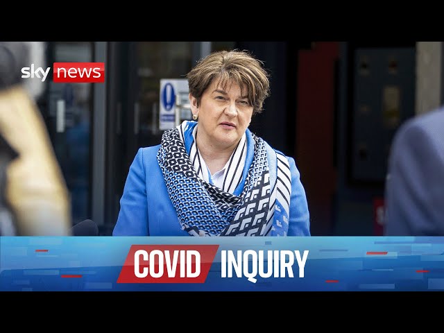 ⁣UK COVID Inquiry | Former First Minister of Northern Ireland Arlene Foster gives evidence