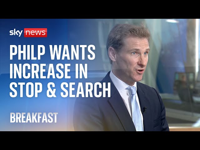 ⁣Policing minister wants 'substantial increase' in stop and search