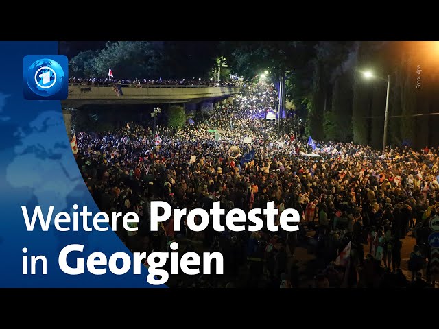 ⁣Weitere Proteste in Georgien: Umstrittenes „Agentengesetz“ verabschiedet