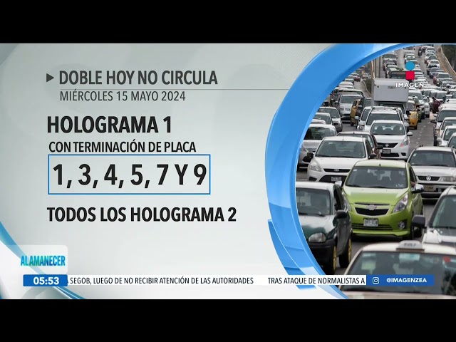 Continúa la contingencia ambiental y el doble Hoy No Circula