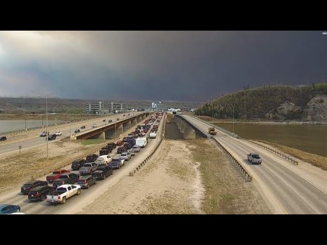 ⁣Four Fort McMurray, Alberta neighbourhoods evacuated due to nearby wildfire