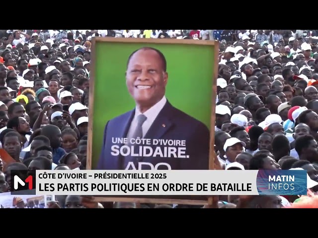 ⁣Présidentielle 2025 en Côte d’Ivoire: Les partis politiques en ordre de bataille