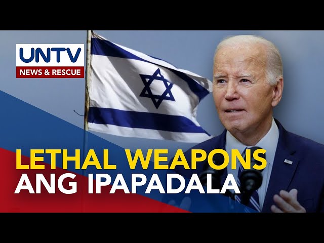 ⁣US, magpapadala ng halos $1 bilyong halaga ng war weapons sa Israel