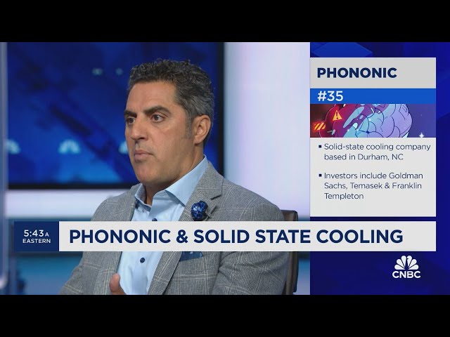 ⁣2024 CNBC Disruptor 50: Phononic CEO on using AI in cooling chip technology