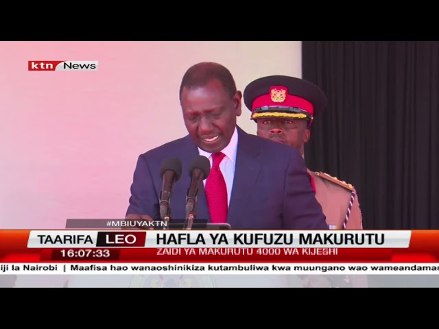 Zaidi ya makurutu 4,000 wa kijeshi wafuzu katika chuo cha RTS Eldoret