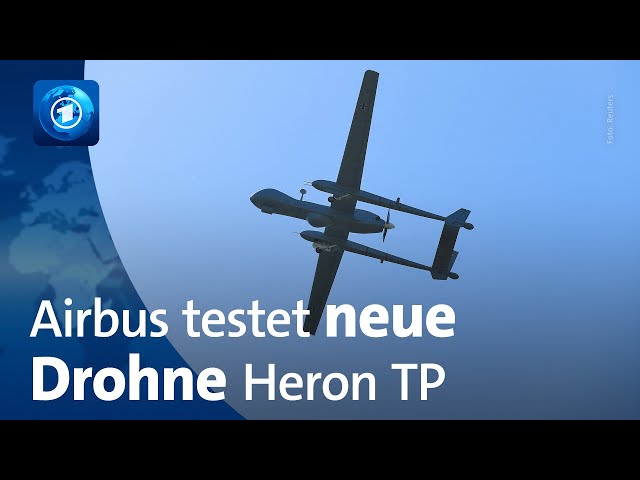 ⁣Bundeswehr nimmt Betrieb von neuer Drohne "Heron TP" auf
