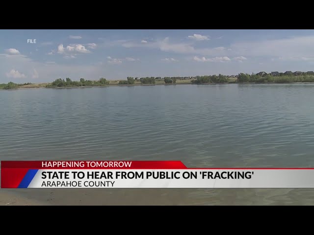 ⁣Public hearing for proposed wells near Aurora Reservoir