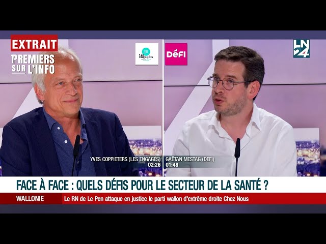 ⁣Face à face: quels défis pour le secteur de la santé ? Les Engagés VS DéFI