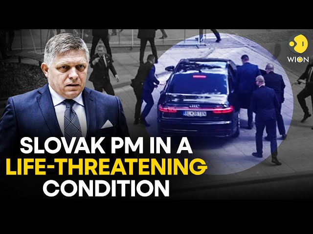 ⁣Slovakia PM Robert Fico shot LIVE: Slovakia's PM injured in an Assassination Attempt | WION LIV