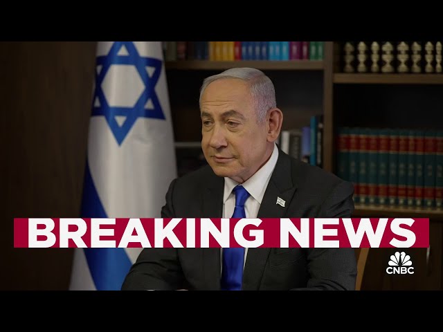 ⁣Israel PM Benjamin Netanyahu to CNBC: Two state solution would be a reward for terrorists