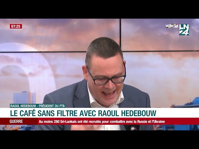 Raoul Hedebouw était l'invité du Café sans Filtre