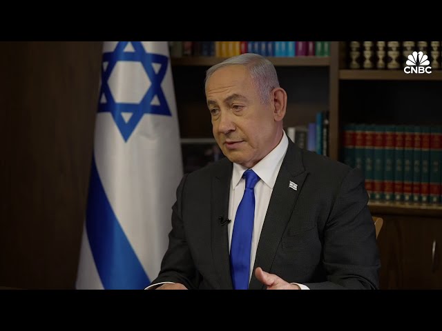 ⁣Israeli PM Benjamin Netanyahu to CNBC: I hope we can see eye to eye with the United States