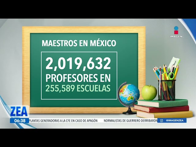 ⁣La realidad de los maestros mexicanos en cifras