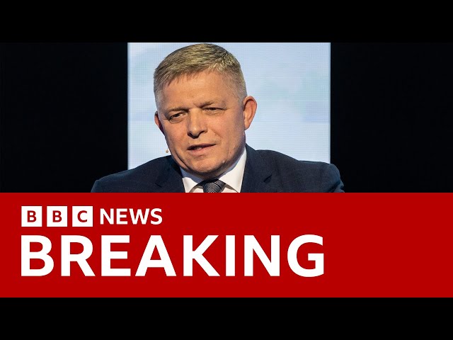 ⁣Slovakia PM Robert Fico in 'life threatening condition' after being shot | BBC News