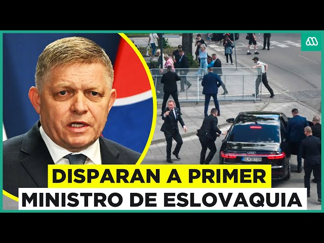 ⁣Disparan contra Primer Ministro de Eslovaquia: Robert Fico en estado grave