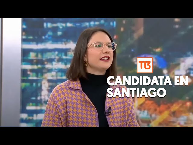 ⁣Irací Hassler por candidatos a Santiago: "Se han dedicado a hablar de mí"