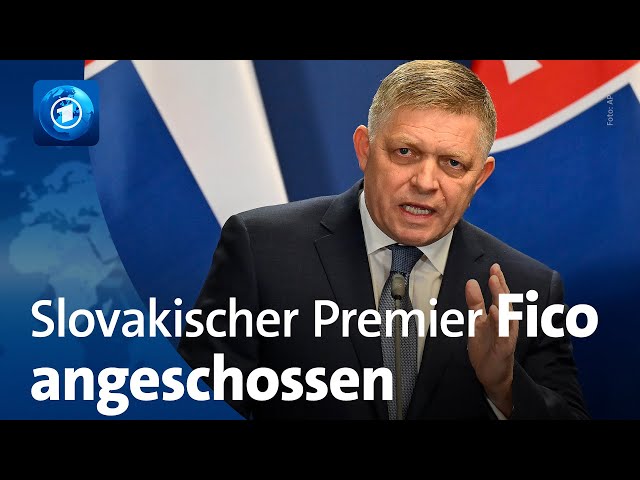 ⁣Fico verletzt: Schüsse auf slowakischen Regierungschef