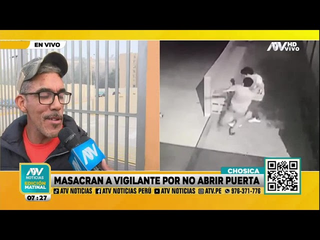 Chosica: Desadaptados masacran a vigilante venezolano por no querer abrir la puerta