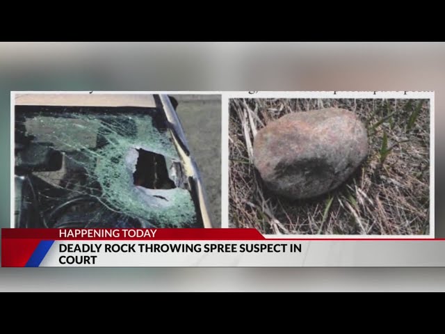 ⁣2nd suspect in deadly rock throwing spree to appear in court