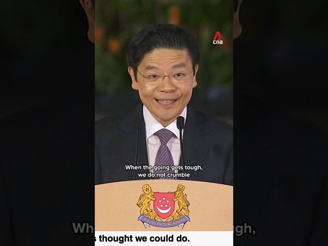 ⁣New PM Lawrence Wong’s promise to Singaporeans