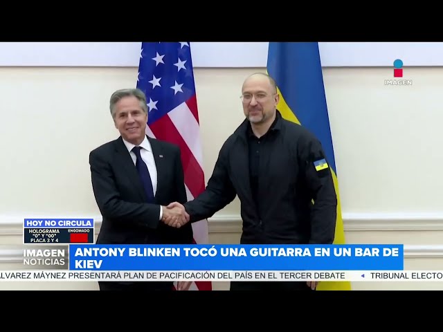 ⁣Antony Blinken toca una guitarra en un bar de Kiev | DPC con Nacho Lozano