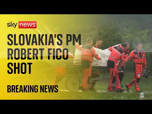 ⁣BREAKING: Slovakia's prime minister in life-threatening condition after being shot - govt offic