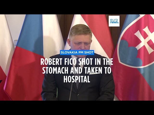 ⁣Slovak Prime Minister Robert Fico shot and taken in life threatening conditions to hospital
