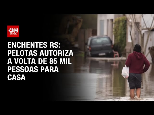 ⁣Enchentes RS: Pelotas autoriza a volta de 85 mil pessoas para casa | BASTIDORES CNN