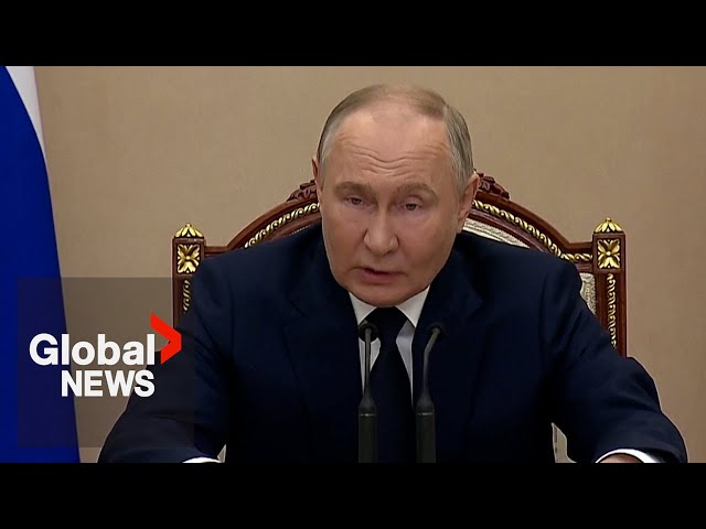 ⁣Putin says Russian forces are advancing on all fronts against Ukraine