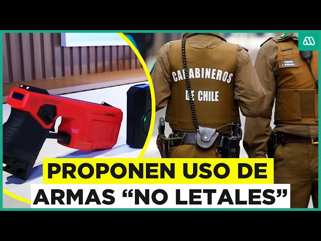 Armas "no letales": Proponen nuevo uso de armamento en Carabineros