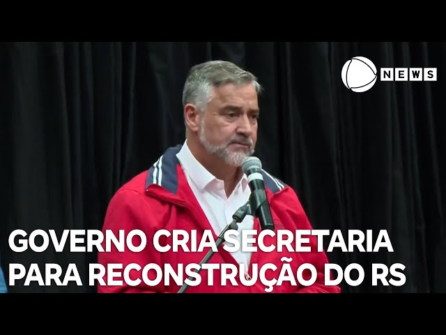 ⁣Paulo Pimenta é oficializado como ministro da reconstrução do RS