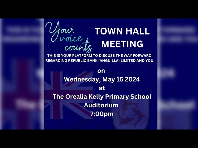 ⁣Bank Dispute Town Hall Meeting