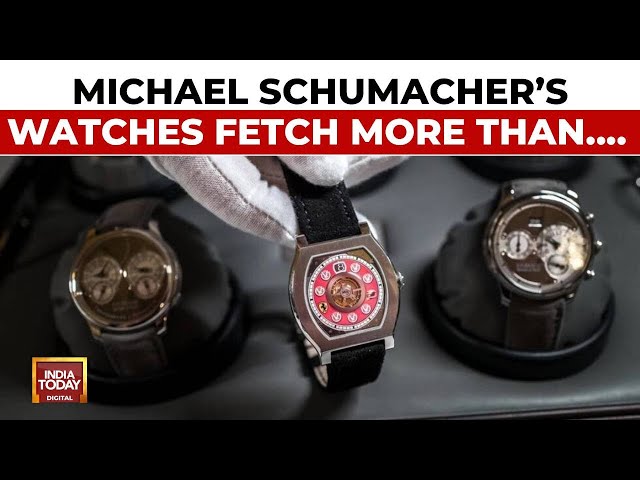 ⁣Michael Schumacher’s 8 Watches Fetch More Than $4 Million At Auction In Geneva