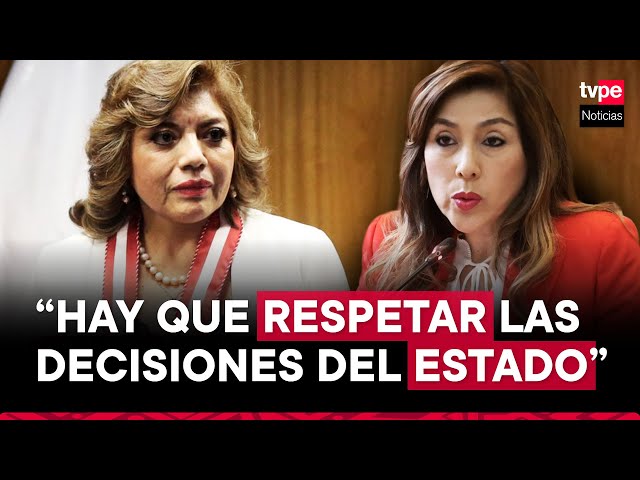 ⁣Congresista Lady Camones pide "respetar" reincorporación de Zoraida Ávalos como fiscal Sup
